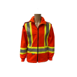 FR Fleece Hi-Vis Zippered Hoodie